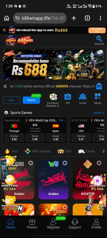 688 Win Game 
