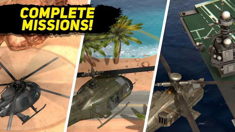 Desert Helicopter Strike 3D